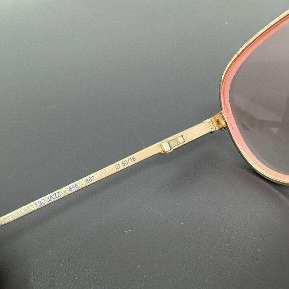 Vintage SWANK Frame Gold Pink Violet very small Aviator 656 882 Rare 50 [] 16 - Picture 8 of 13